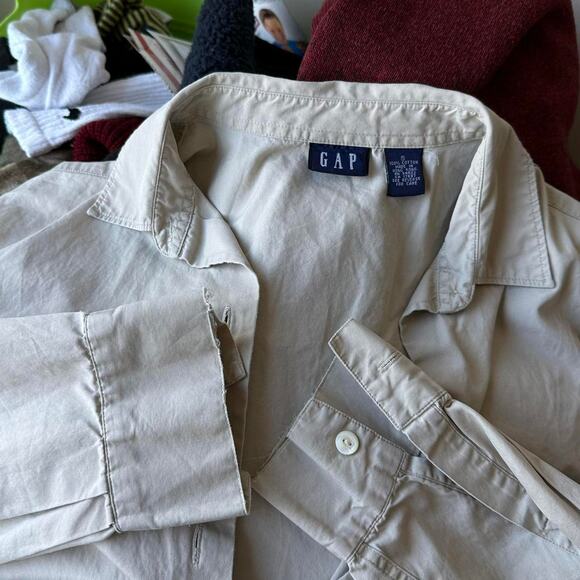 Beautiful vintage 00s gap cotton BUTTON UP - Picture 7 of 7